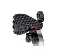 Plantillas transpirables para zapatos, diseño de orificios grandes, 2 pares 45