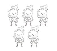 Plantillas troqueladas de corte de acero al carbono para álbumes de recortes, álbumes de fotos, planificador, decoración, formas troqueladas