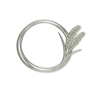 Plantillas troqueladas de metal con diseño de corona de trigo, moldes de corte para tarjetas fotográficas, diarios, álbumes de recortes, decoración de corona de trigo, troquelada