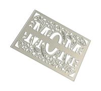 Plantillas troqueladas de metal con diseño de flores de mamá, moldes de corte para tarjetas fotográficas, diarios, álbumes de recortes, decoraciones de acero al carbono