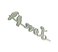 Plantillas troqueladas de metal para repujado, diseño de pájaros de amor, para álbumes de recortes, tarjetas, decoración de fotos, recortes de pájaros para decoración de álbumes, moldes de grabado en