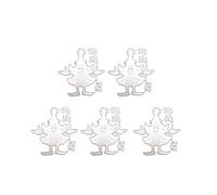 Plantillas troqueladas de Navidad, moldes de plantilla, campanas de Navidad, troqueles de corte de Metal para decoración de álbum de recortes, 5 uds