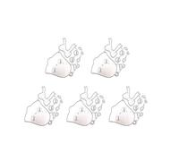 Plantillas troqueladas de Navidad, moldes de plantilla, campanas de Navidad, troqueles de corte de Metal para decoración de álbum de recortes, 5 uds