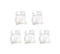 Plantillas troqueladas de Navidad, moldes de plantilla, campanas de Navidad, troqueles de corte de Metal para decoración de álbum de recortes, 5 uds