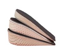 Plantillas unisex ajustables para aumentar la altura de las plantillas de espuma viscoelástica que elevan los zapatos más altos, medias almohadillas para zapatos (3 cm)