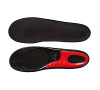 Plantillas unisex de silicona EVA, absorción de impactos para hombre y mujer, plantilla plana, corrección de pies, soporte de arco ligero, suela deportiva EU 35-46 (negro, UE 38-42)