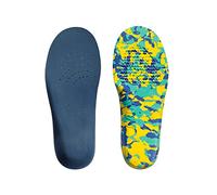 Plantillas unisex EVA suaves transpirables para mujer y hombre, plantilla plana de corrección de arco, plantilla de corrección de pies, soporte de arco ligero, suela deportiva EU 23-37 (amarillo, UE