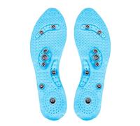Plantillas Unisex Masajes Magnéticos Plantillas de acupresión del pie Almohadillas de calzado Terapia Adelgazante Plantación for perder peso Transparente Plantillas Memory Foam(Blue,S EU34-40)