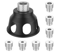 Plantillas y Guías de Taladro y Corte, Taladro Columna Vertical, Pocket Hole Jig para Perforación Vertical, Versátiles para Trabajar la Madera con Taladradoras de Banco y de Mesa
