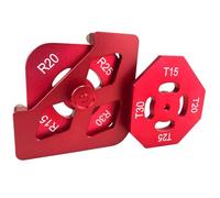 Plantillas Y Plantillas De Router,Herramientas Manuales De Aleación De Aluminio Redondeadas Rápidas | Guía de Fresado | Para Recortar Conexiones Círculos Ranuras Ángulo Curvas Radios Bordes