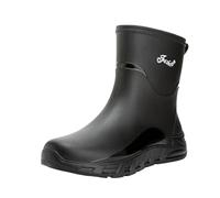 Plantillas Zapatos Demasiado Grandes Hombres Rain Botas Water Shoes Top Rubber Shoes Casual Moda Al Aire Libre Trabajo Pesca Car Wash Kitchen No Zapatos Casuales Para Hombres Bajo Despeje Del Talón