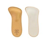 Plantillas Zapatos Ortopédicas de Cuero de 3/4 para Mujeres, Reducen las Molestias y Previenen el Dolor en el Antepié Con Soporte Para el Arco Metatarsiano (37 EUR) Beige