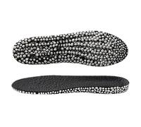 Plantillas Zapatos Plantillas elevadoras for zapatos PU espuma de partículas arroz transpirable suave senderismo protege(1.5cm Black,EU 37-38)
