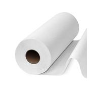 PLANTIONAL Interfaz fusible no tejida de peso medio, color blanco, para planchar, de 29,5 cm x 30 yardas, de peso medio, no tejida, de poliéster, de una sola cara, para manualidades, suministros