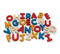 Plan Toys, Alfabeto mayúsculo; Juguete Educativo y ecológico; Aprendizaje Letras; para niños Entre 3 y 6 años