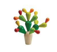 PlanToys Cactus Equilibrante - Juguete de Motricidad de Madera para Niños - Juego de Construcción - Juguete Educativo 3 años - Para 1-4 Jugadores