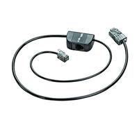 Plantronics 86007-01 Cable telefónico Negro - Cable para teléfonos fijos (Negro)