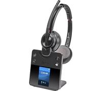 Poly Poly Savi 8420 Office Duo MS Auricular DECT con conectividad de 3 vías para PC, teléfono o teléfono móvil