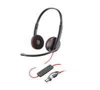 Plantronics Auriculares USB-A Blackwire C3220 Binaurales Estéreo para Microsoft Lync Original