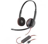 Plantronics Blackwire C3220 Auriculares USB-C Negros