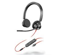 Plantronics, Blackwire3325 USB-A, Poly, auricular con cable de dos oídos con mic