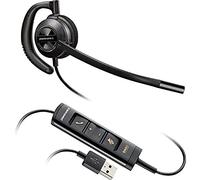 Plantronics EncorePro HW535 Monoaural Diadema Negro - Auriculares con micrófono (Centro de llamadas/Oficina, Monoaural, Diadema, Negro, Alámbrico, Supraaural)