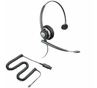Plantronics HW710 Mono Auriculares + A10 Qd Para nec Dtu Serie Polycom 300 335