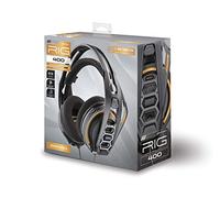 Plantronics Nacon RIG 400 Atmos, Auriculares para Juegos, Conector de 3,5 mm, para PC, Negro