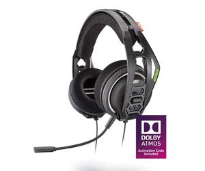 Plantronics Nacon RIG 400HX Atmos, Auriculares para Juegos, Conector de 3,5 mm, para Xbox One, Xbox Series X y PC, Negro