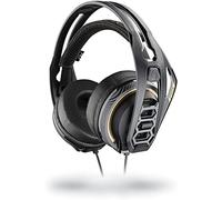 Plantronics RIG 400 Pro HC Binaural Diadema Negro, Oro - Auriculares con micrófono (PC/Juegos, Binaural, Diadema, Negro, Oro, Giratorio, Xbox One, PS4, Laptop, PC) - Compatible con PS5 y XBX