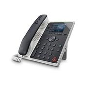 Plantronics Teléfono de Escritorio IP Poly Edge E220 (Plantronics + Polycom) - Diseñado para su Uso en áreas comunes - Teclas de 4 líneas Que soportan hasta 16 líneas - Bluetooth Integrado para