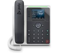 Plantronics Teléfono de Escritorio IP Poly Edge E220 (Plantronics + Polycom) - Diseñado para su Uso en áreas comunes - Teclas de 4 líneas Que soportan hasta 16 líneas - Bluetooth Integrado para