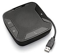 Plantronics USB Equipo de Conferencia con Micrófono y Altavoz (Calisto 610-M, WW), Negro