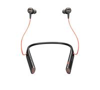 Plantronics Voyager 6200 UC - Auriculares estéreo Bluetooth (conexión USB-A, Banda para el Cuello, silenciador dinámico, cancelación de Ruido Activo), Color Negro