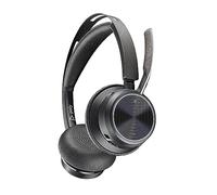 Plantronics Voyager Focus 2 - Auriculares estéreo con Bluetooth, Color Negro