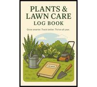 Plants and Lawn Care Log Book Grow Smarter Track Better Thrive All Year: Track Watering, Fertilizing, Mowing & Garden Tasks | Perfect for Gardeners, ... Gift for Spring, Holidays & Outdoor Hobbyists