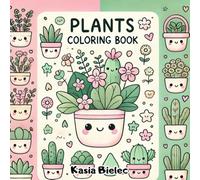Plants Bold and Easy Coloring Book: Big and Simple Designs for Relaxing and Stress-Free Coloring | Hand Drawn Illustrations for Adults and Kids |