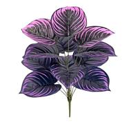 Plants de imitación para exteriores, gótico, Halloween, verde, decoración morada
