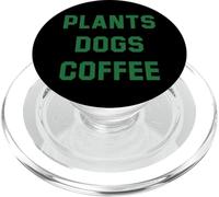 Plants Dogs Coffee - Plant Lover Dog Mama Mom Coffee PopSockets PopGrip para MagSafe