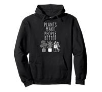 Plants Make People Better, Not A Regular Mom I'm A Plant Mom Sudadera con Capucha