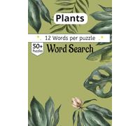 Plants Word Search: Botanical Puzzles for Plant Lovers | Portable 6x9 Travel Edition