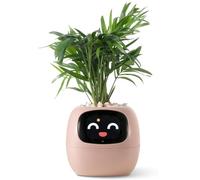 PLANTSIO AI Robot Inteligente para Plantar Mascotas con guía para el Cuidado de Plantas y Emojis Adorable compañero Vegetal con una Rica interacción gestual (Rosa)