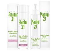 Plantur 21 Nutri-Coffein Champú de 250 ml y Elixir de 200 ml, protección Intensiva contra la caída del cabello prematura