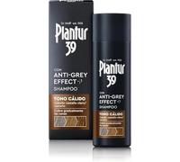 Plantur 39 Anti-Grey effect 5,6-DHI & Caffeine Shampoo Tono Cálido 1 x 200ml | Cabello gradualmente más oscuro y fuerte | Disimula las canas de forma controlada
