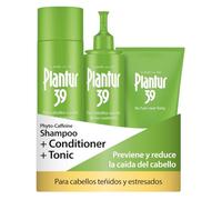 Plantur 39 Caffeine Shampoo Conditioner and Tonic | 250ml, 150ml, 200ml | Previene y Reduce la Caída del Cabello | Cabello Coloreado y Estresado | Fórmula Única que Favorece el Crecimiento del Cabello