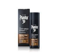 Plantur 39 Champú efecto antigris, 2 x 200 ml, para tonos cálidos y cabello castaño, oculta gradualmente las canas