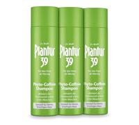 Plantur 39 Champú de fito-cafeína - 3 x 250 ml - especial para cabello fino y quebradizo - Champú nutritivo para la prevención de la caída del cabello menopáusico