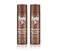 Plantur 39 Champú Fito-Cafeína 2×250 ml - Anticaída Cabello Castaño | Con complejo Fito-Cafeína. Disimula raíces grises y primeras canas, ayuda a prevenir la caída. Para mujer 40+.