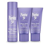 Plantur 39 Juego de champú y acondicionador morado | Brillo plateado mejorado para cabello decolorado y gris | Previene y reduce la pérdida de cabello y apoya el crecimiento del cabello | 1 champú de