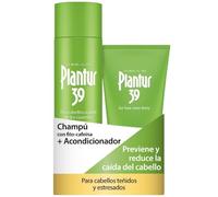 Plantur 39 Set Fito-Cafeína | Champú 250ml + Acondicionador 150ml | Anticaída Cabello Menopausia | Cabello Teñido Dañado | Fortalece Raíces | Brillo Intenso | Mujer 40+